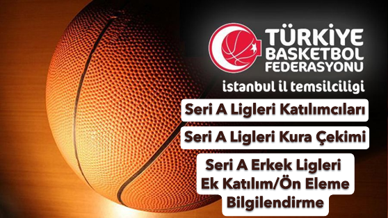 Seri A Ligleri Katılımcıları, Kura Çekimi tarihi ve Seri A Erkek Ligleri Ek katılım başvuruları belirlenmiştir.